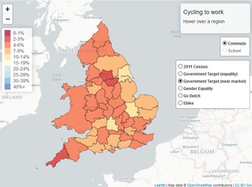 The PCT front page, showing the new scenario